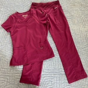 Grey’s Anatomy Yoga Knit Pants and 3 Pocket V-neck